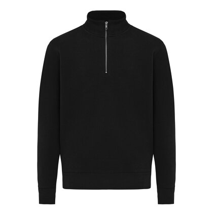 IQONIQ Elgon recycled cotton quarter zip sweater