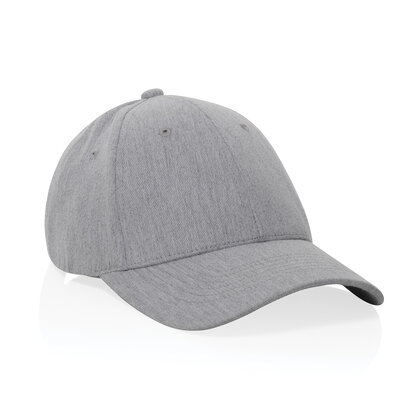 Milo AWARE&trade; recycled heather 6 panel cap 200gr