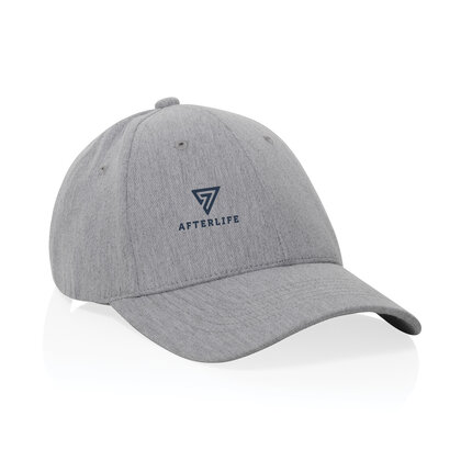 Milo AWARE&trade; recycled heather 6 panel cap 200gr