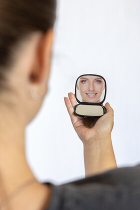 Reflecta RCS recycled plastic make-up mirror