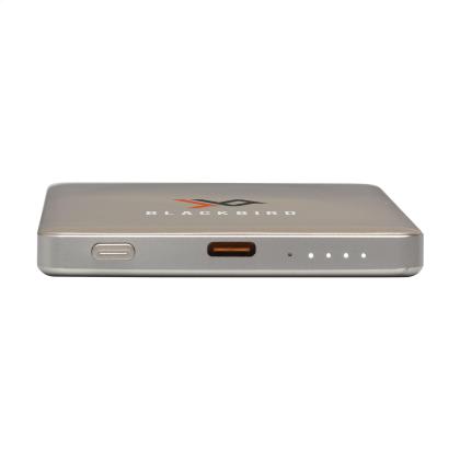 Wireless RCS Recycled Alu Magsafe Powerbank 5000