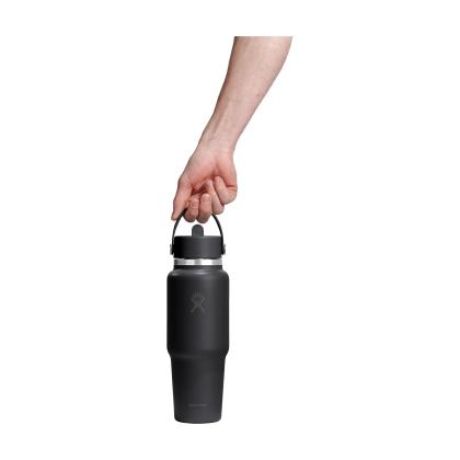 Hydro Flask Wide Mouth Travel Bottle with Flex Straw Cap 946 ml water bottle