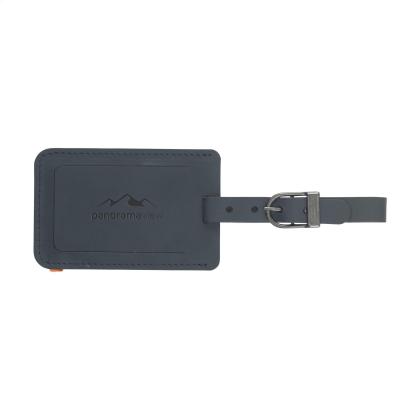 Recycled Leather Luggage Tag