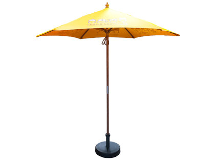 2.5m Round Wooden Parasol