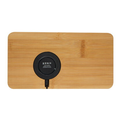 Wireless charging desk pad