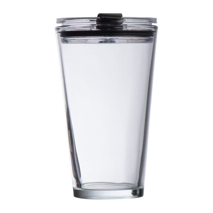 Glass Mug with Lid Wattenscheid 400 ml