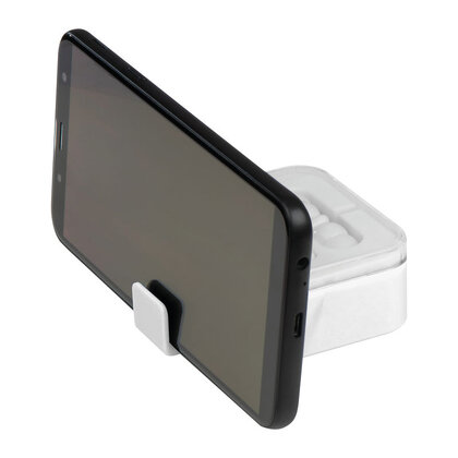 Mobile Phone Stand with Headset Noise