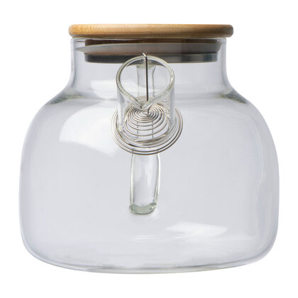 Glass Jug with Bamboo Lid Frankfurt 1,000 ml
