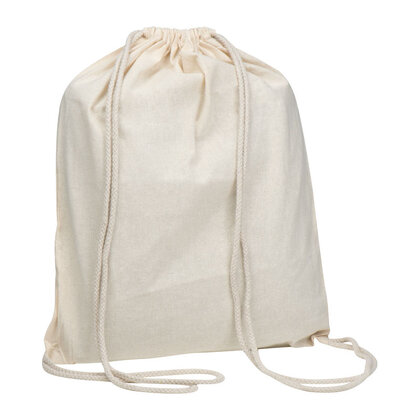 Cotton Drawstring Gym Bag Suva 140 g/m&sup2;