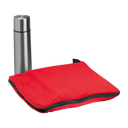 Set of Fleece Blanket and Thermo Flask Liverpool