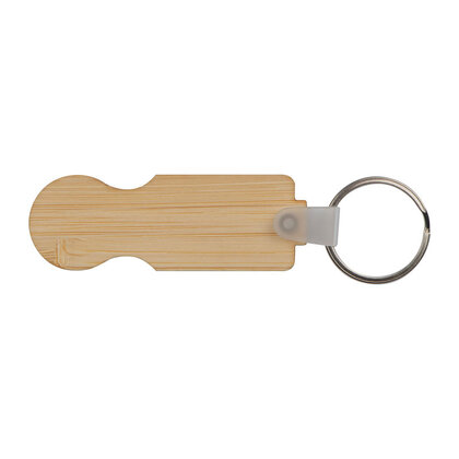 Bamboo Shopping Coin Key Ring Gothenburg
