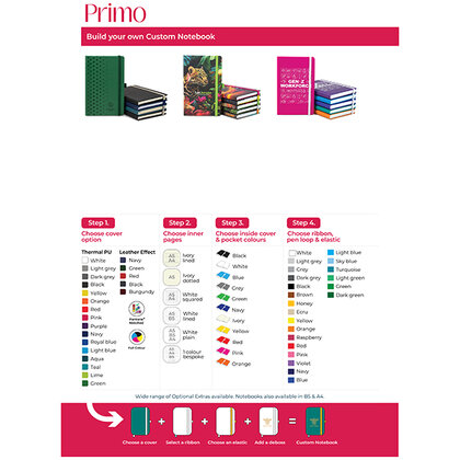 PRIMO Pantone Matched Custom Notebook E166003