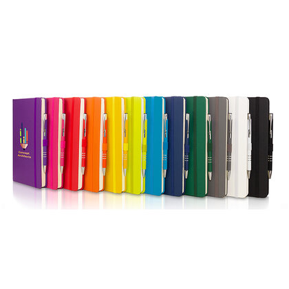 A5 Dimes Soft Touch Notebook & Pen Set E166107