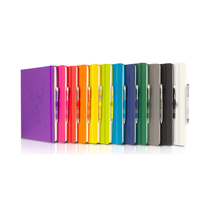 A4 Dunn Soft Touch Notebook & Pen Set E166101