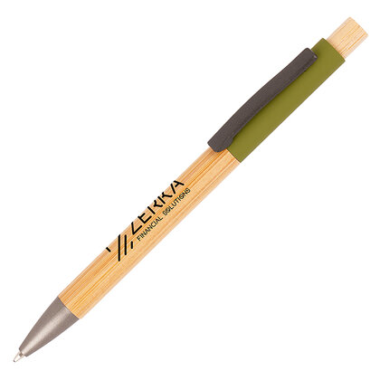 Tian Bamboo Push Button Ball Pen E160801