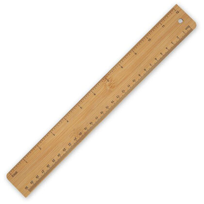 BAMBOO RULER 30cm/12inch E165409