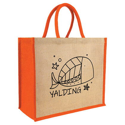 Yalding Eco Jute Shopper Tote (Natural) E168705