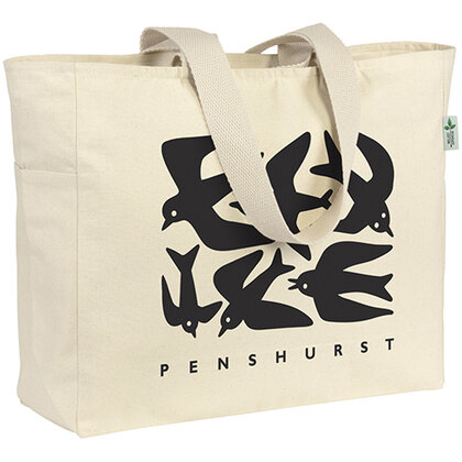 Penshurst Recycled 10oz Canvas Big Tote (Natural) E168701