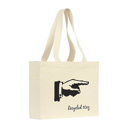 Cranbrook 10oz Recycled Cotton Canvas Tote Shopper (Natural) E168708