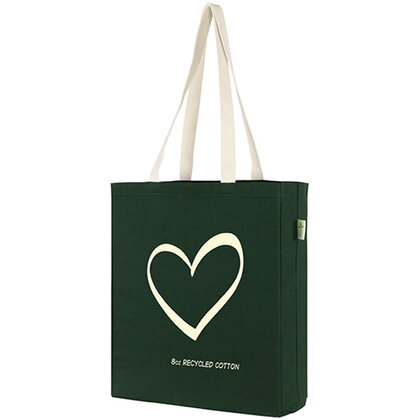 Aylesham Recycled 8oz Cotton Canvas Shopper Tote (Natural) E168710