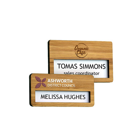 BAMBOO NAME BADGES E167604