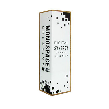 REAL WOOD COLUMN AWARD + METAL WRAP E162801