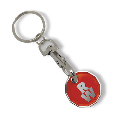ENAMEL TROLLEY COIN KEY RINGS E1614108