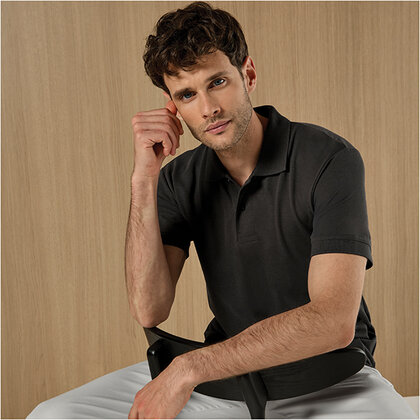 KK423 Kustom Kit RECYCLED POLY/COTTON SUPERWASH&reg; 60&deg;C POLO SHIRT E169804