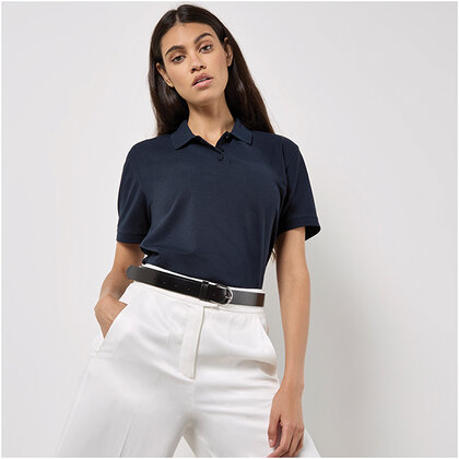 KK703 KUSTOM KIT SUPERWASH&reg; 60&deg;C LADIES POLY/COTTON PIQUE POLO SHIRT E169806