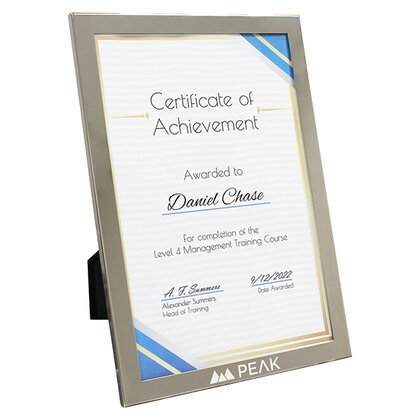 A4 CERTIFICATE FRAME E162904