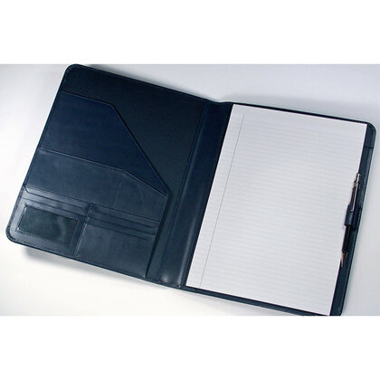 Malvern A4 Non-Zipped Folder in Black or Navy E167903