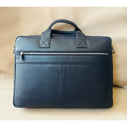 Pebble Leather Laptop Bag E168002