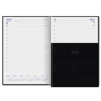 Plusfile Casebound Daily A4 Diary E1614807