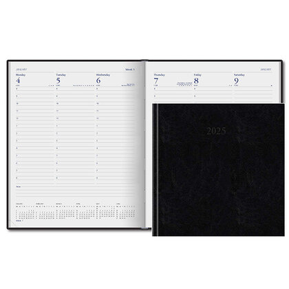 Plusfile Casebound Quarto Weekly Diary E1614806