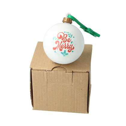 100% Recycled Christmas Decoration Plus Bauble E1614201