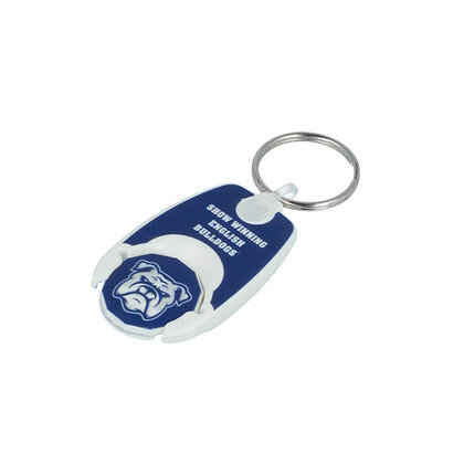 100% Recycled 'POP' Trolley Coin Key Ring E1614109