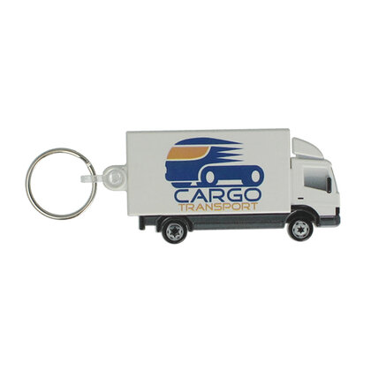 100% Recycled Small Lorry 'FunKeys' Key Ring E1613609
