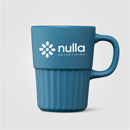Majesty Ceramic Matte Finish Fluted Mug - 445ml E163802