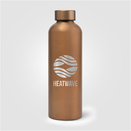 Astrid Recycled Stainless Steel Metallic Bottle - 710ml E164905