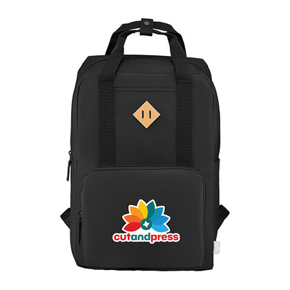 Majesty 300d rPET 38 cm Laptop Adjustable Strap Backpack - 16L E168304