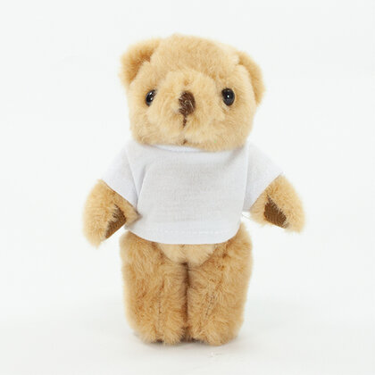 Honey Jointed Bear with White T-Shirt E1612901