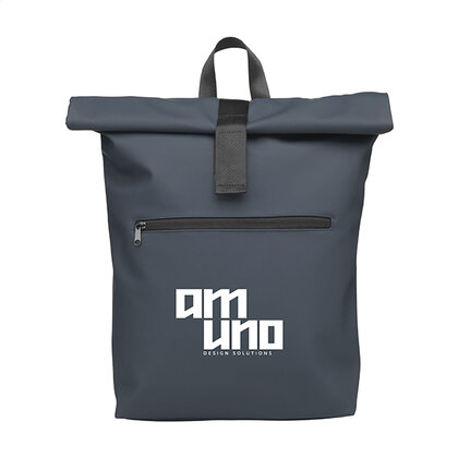 Lennon Roll-Top Recycled PU Backpack  E168001