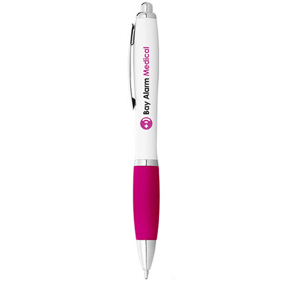 NASH BALLPOINT PEN WHITE BARREL E161205