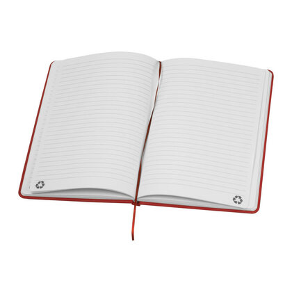 A5 notebook made of recycled paper