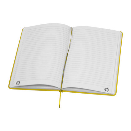 A5 notebook made of recycled paper