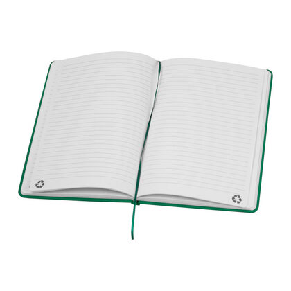 A5 notebook made of recycled paper