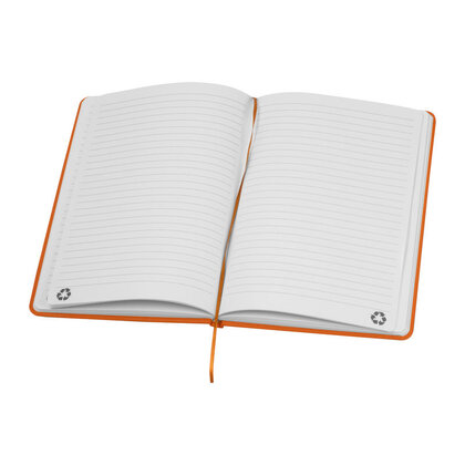 A5 notebook made of recycled paper