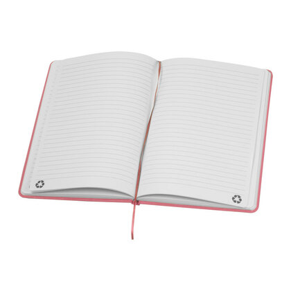 A5 notebook made of recycled paper