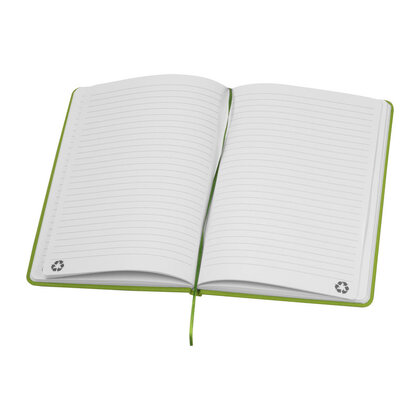 A5 notebook made of recycled paper