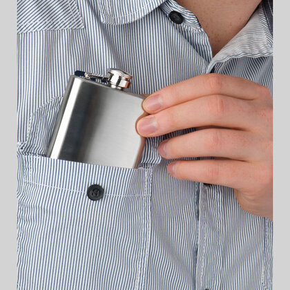 Metal Hip Flask Fresno 104 ml